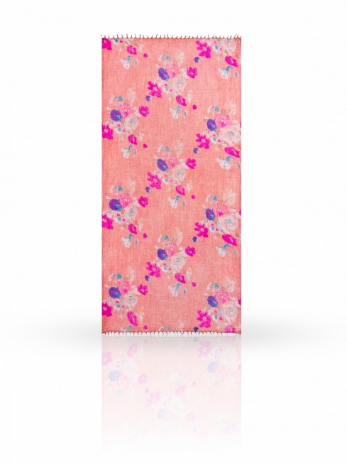 Палантин Женский W-BRUSHFL/PINK
